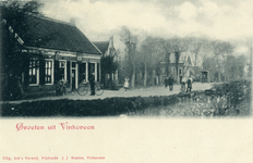 14863 Gezicht in Demmerik met bebouwing te Vinkeveen uit het zuiden. N.B. De gemeente Vinkeveen is per 1 januari 1989 ...